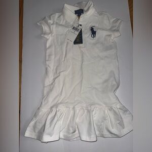 👗Ralph Lauren Tennis dress 🎾 

White Polo with Navy Embroidery